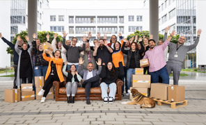 Gruppenfoto der Mitarbeiter von iloxx